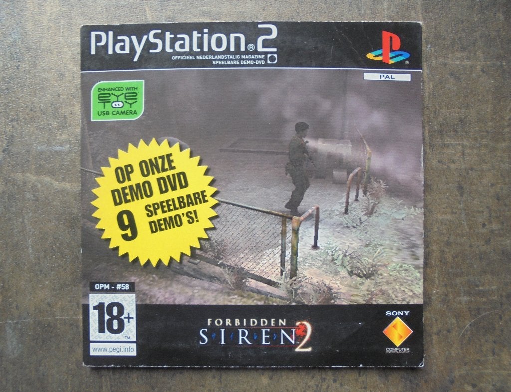 Sony Demo Disc SCED-54046 voor PS2 (zie foto's) II, Spelcomputers en Games, 1 speler, Ophalen of Verzenden, Gebruikt, Vanaf 18 jaar