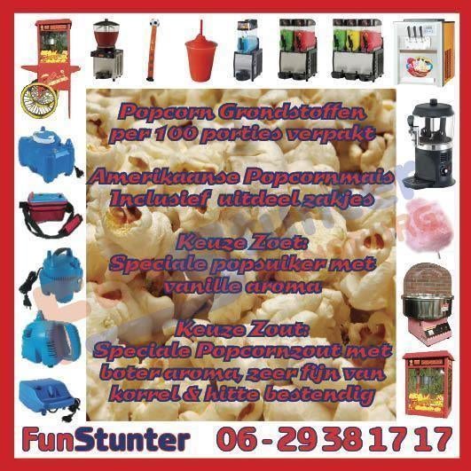 POPCORN grondstoffen, MAIS Popsuiker, popzout uitdeelzakjes, Ophalen, Nieuw, Versiering, Abraham of Sarah