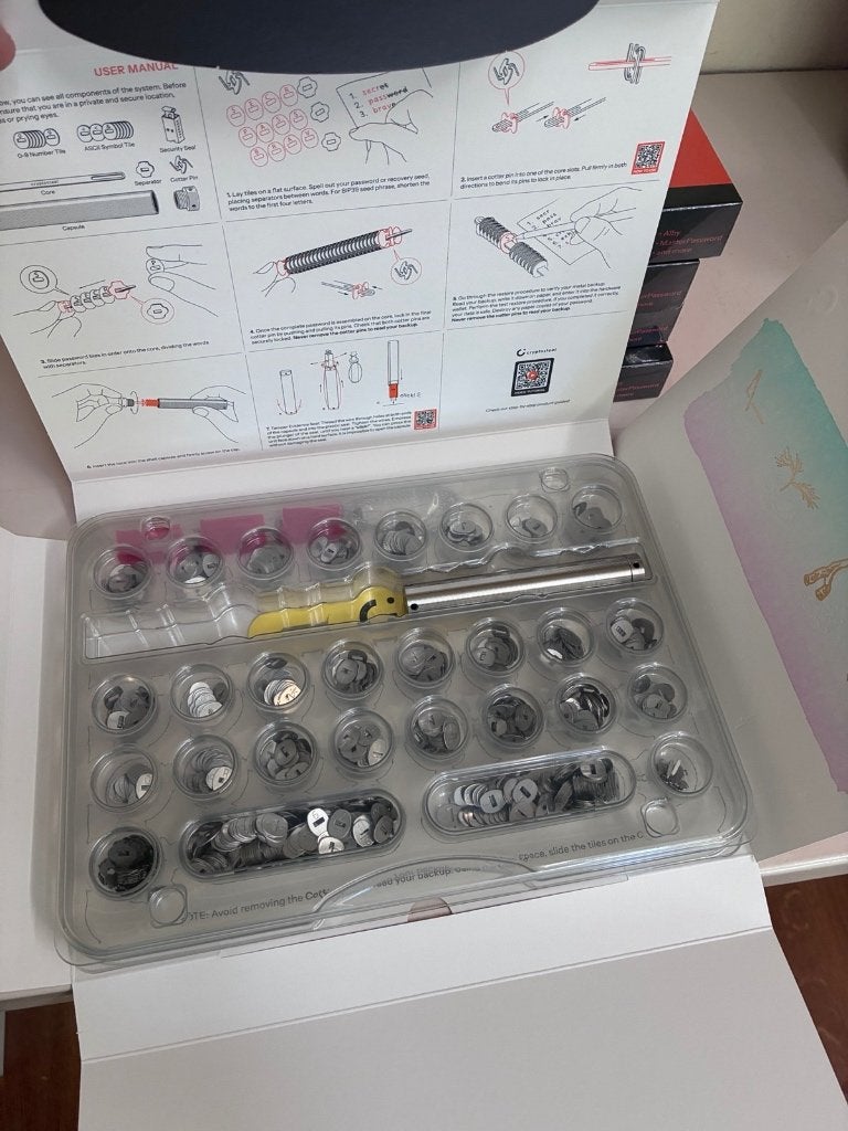 Cryptosteel seed security kit 5x crypto, Ophalen of Verzenden, Nieuw