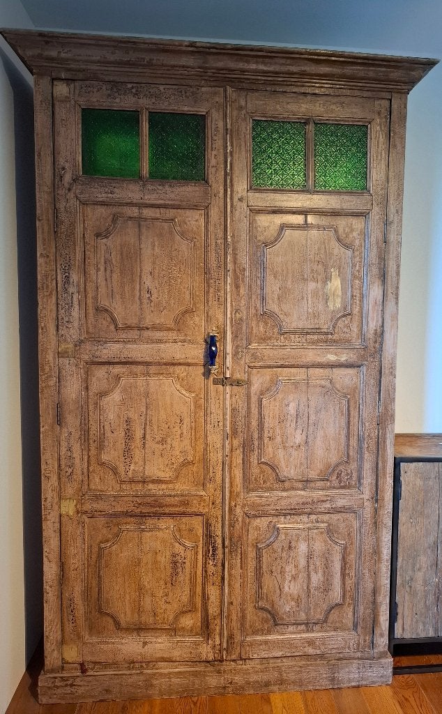 Indiase kast met veel opbergruimte, Huis en Inrichting, Ophalen, Indiase stijl/ bohemian/ industrieel/ oosters/landelijk, 100 tot 150 cm