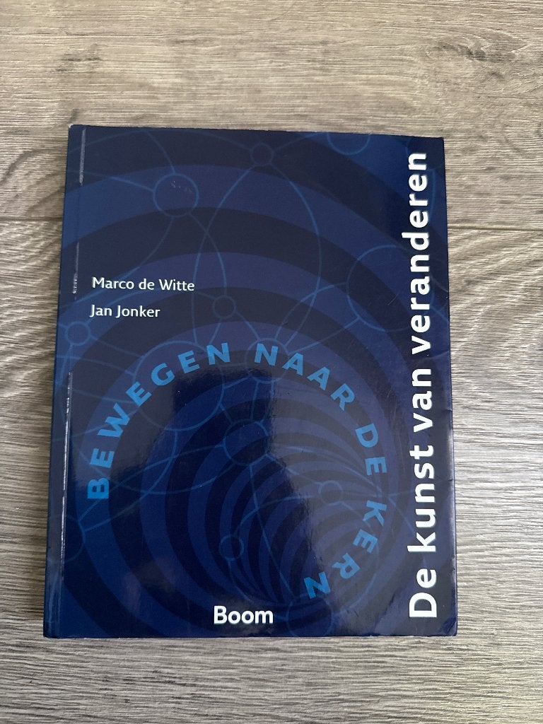 De kunst van veranderen, Boom, Ophalen of Verzenden, Zo goed als nieuw, Nederlands