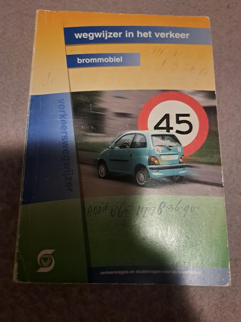 Wegwijzer in het verkeer brommobiel - Verjo, Ophalen of Verzenden, Gelezen, Overige niveaus, Verjo