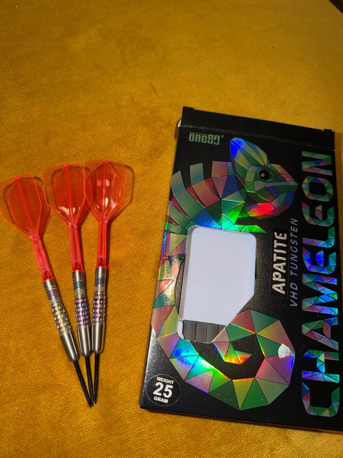 One80 Chameleon Apatite Darts 25 gram, Sport en Fitness, Darts, Ophalen of Verzenden, Nieuw, Pijlen