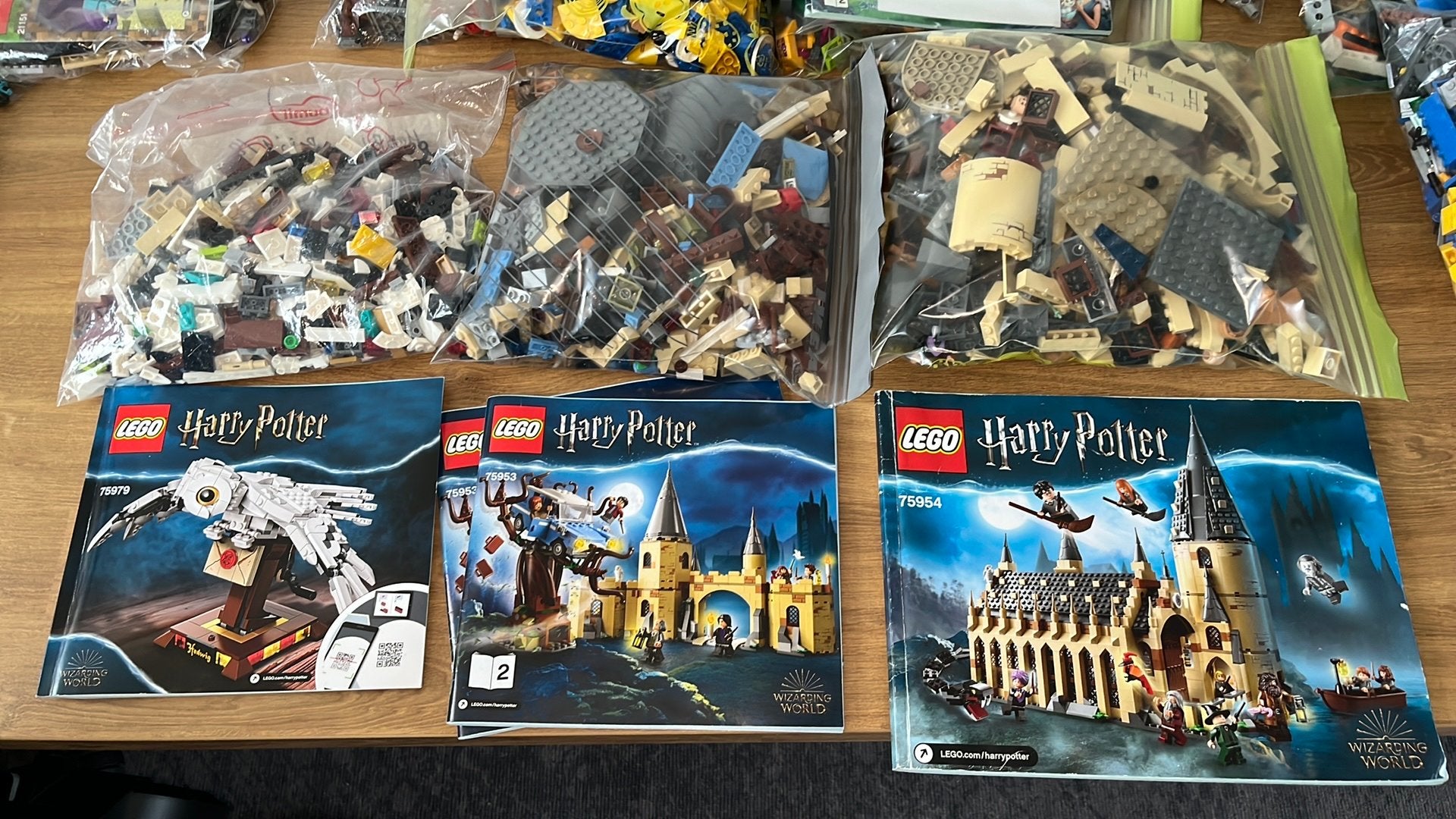 Lego harry potter sets 75953/75954/75979 compleet met boekje, Ophalen, Zo goed als nieuw