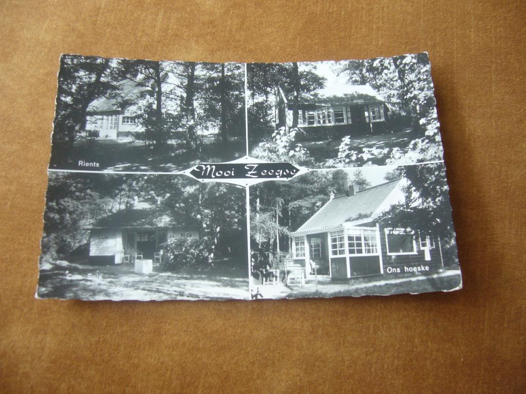 ZEEGSE  :  4 LUIK VAN MOOI ZEEGSE PAVILJOEN DUINOORD, Ophalen of Verzenden, 1940 tot 1960, Gelopen