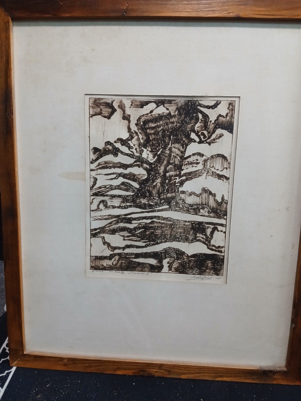 plastic gravure van E de Gries 1978, Antiek en Kunst, Ophalen
