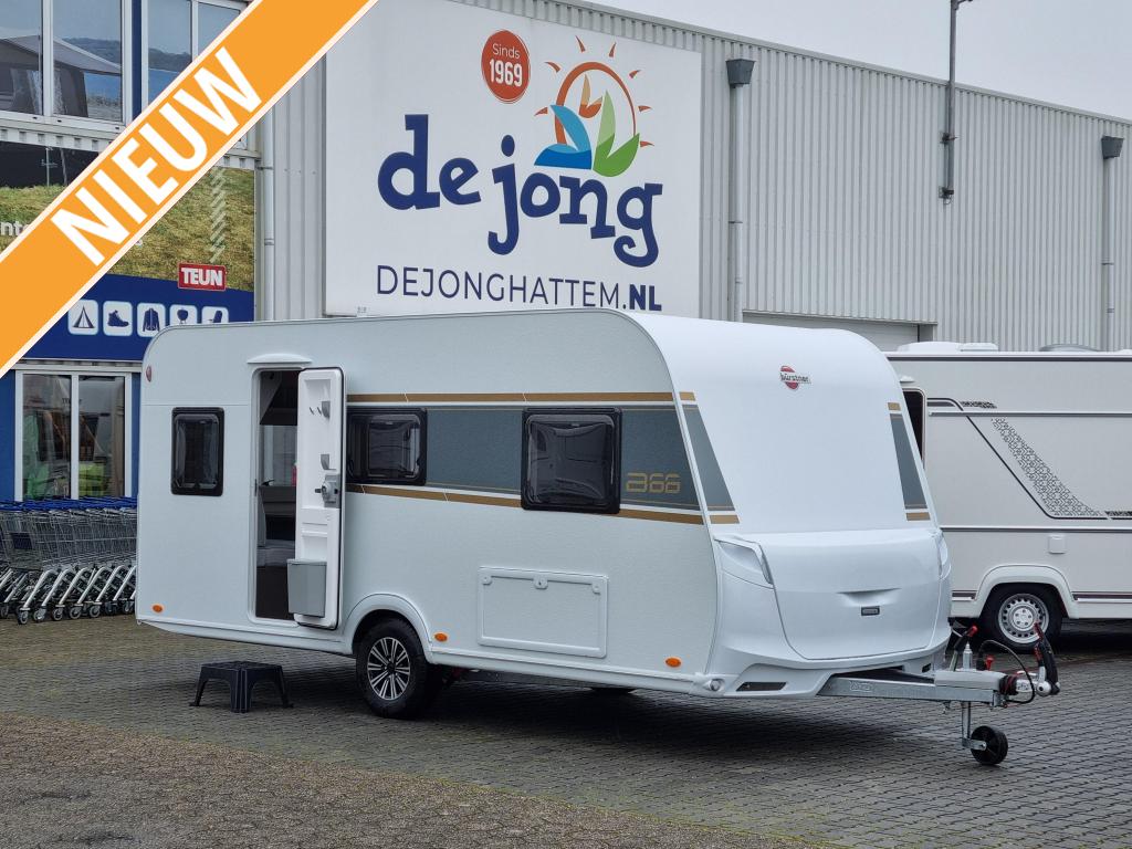 Bürstner B66 490 TL - Enkele bedden -, Caravans en Kamperen, Caravans, Standaardzit, Bedrijf, Bürstner, Schokbreker