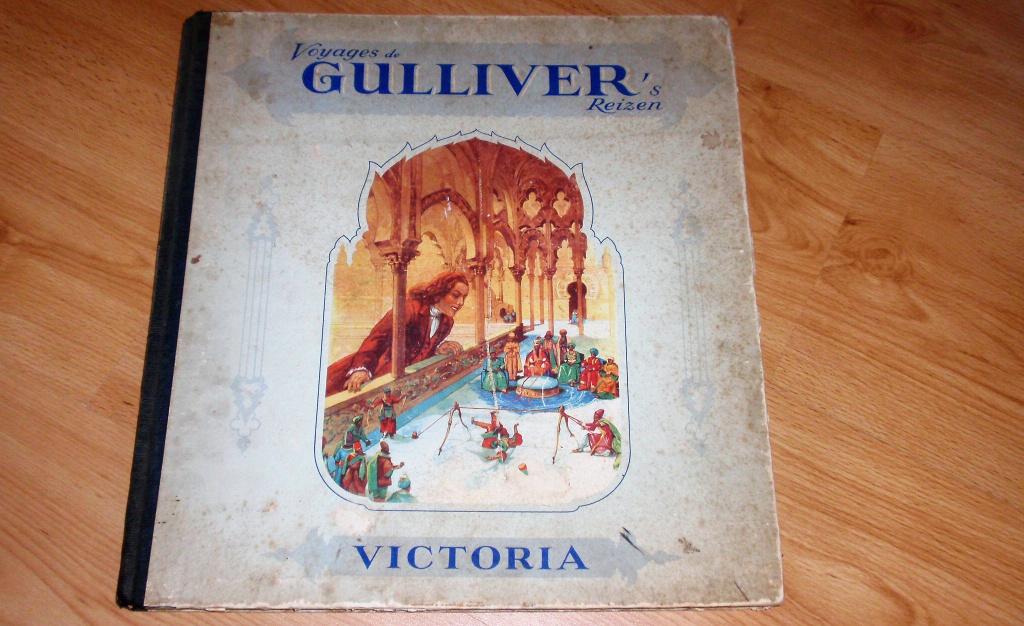 Plaatjesalbum Voyages de Gulliver’s Reizen., Ophalen of Verzenden, Gelezen, Jonathan Swift, Plaatjesalbum