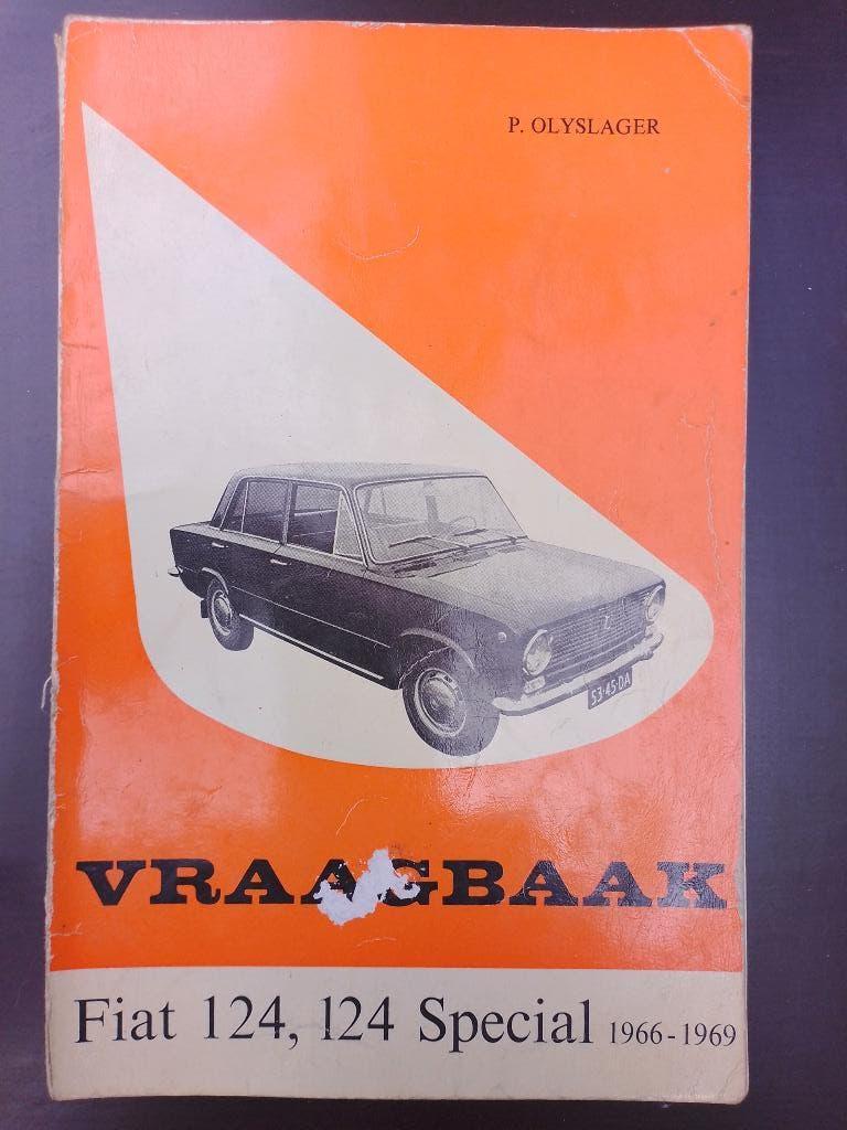 P. Olyslager vraagbaak Fiat 124 + special 1966 - 69, Ophalen of Verzenden