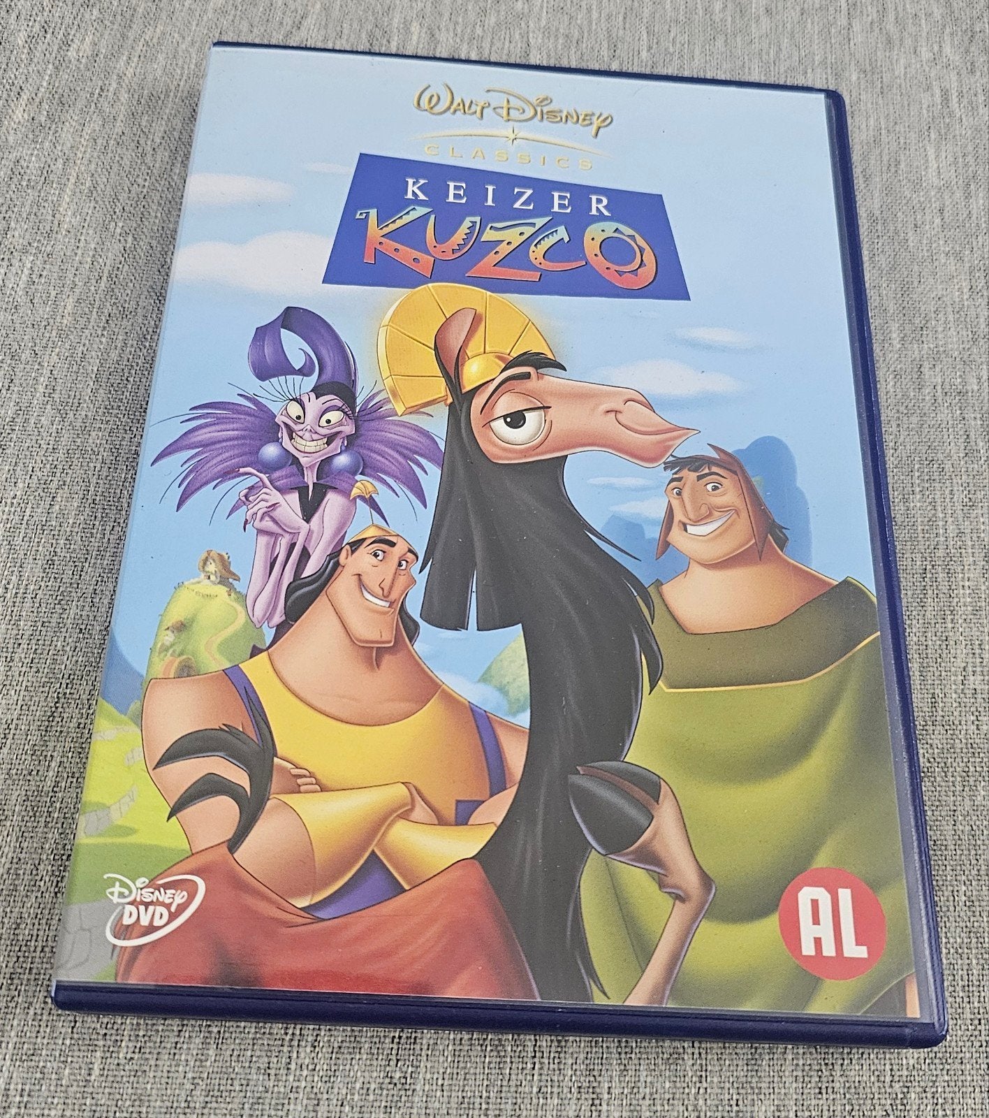 Walt Disney Classics: Keizer Kuzco DVD, Gebruikt, Animatie, Inclusief doosje, Alle leeftijden