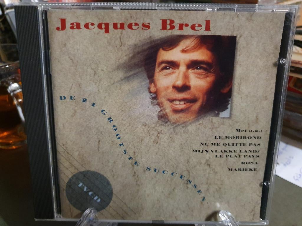Jacques Brel de 24 grootste successen CD, Ophalen, Zo goed als nieuw, Levenslied of Smartlap