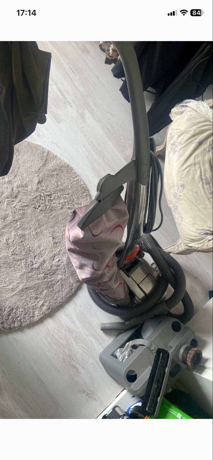 Kirby Stofzuiger met accessoires en tapijtreiniger, Gebruikt, Sledestofzuiger, Ophalen, Stofzak