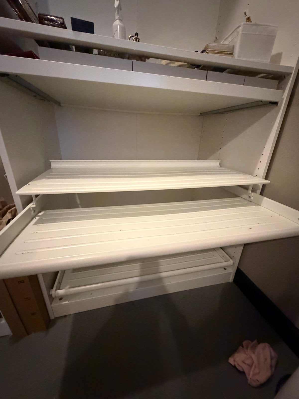 2x IKEA KOMPLEMENT Uittrekbaar schoenenrek, wit, Ophalen, Zo goed als nieuw