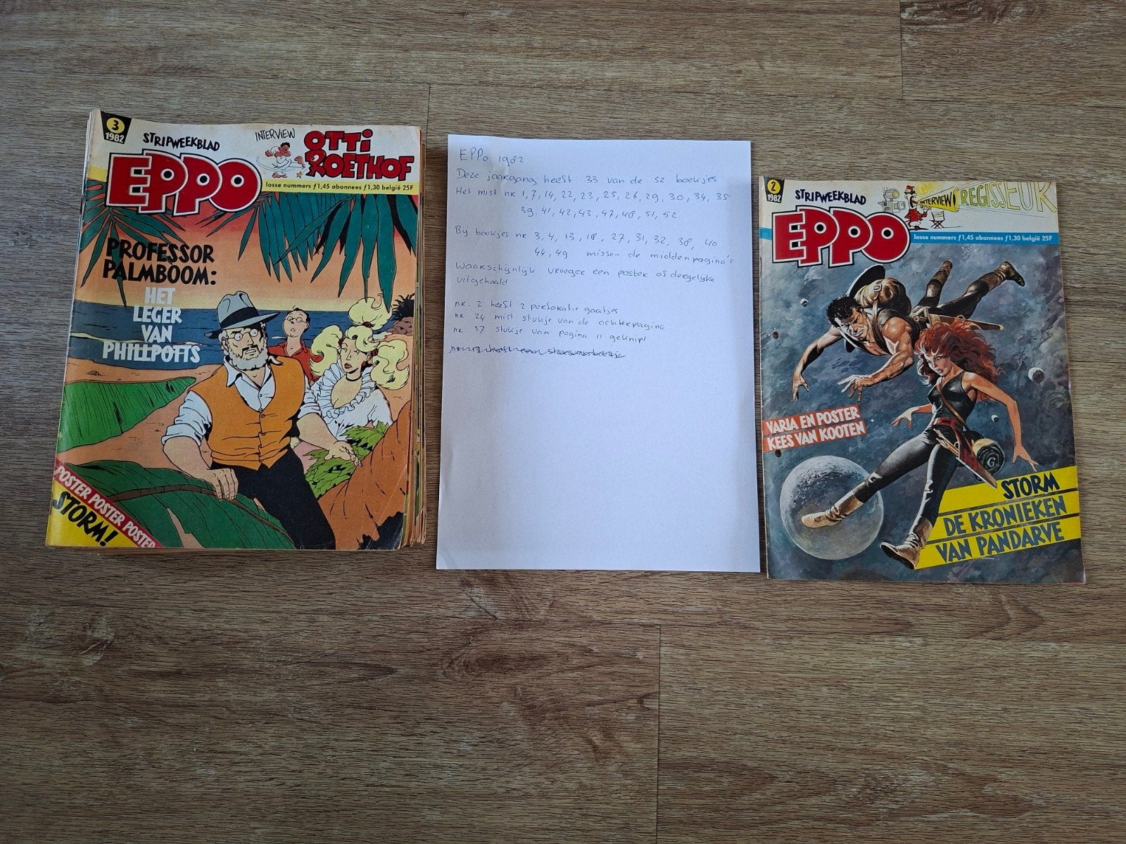 Jaargang Eppo weekbladen 1982, Boeken, Meerdere stripboeken, Verzenden, Gelezen