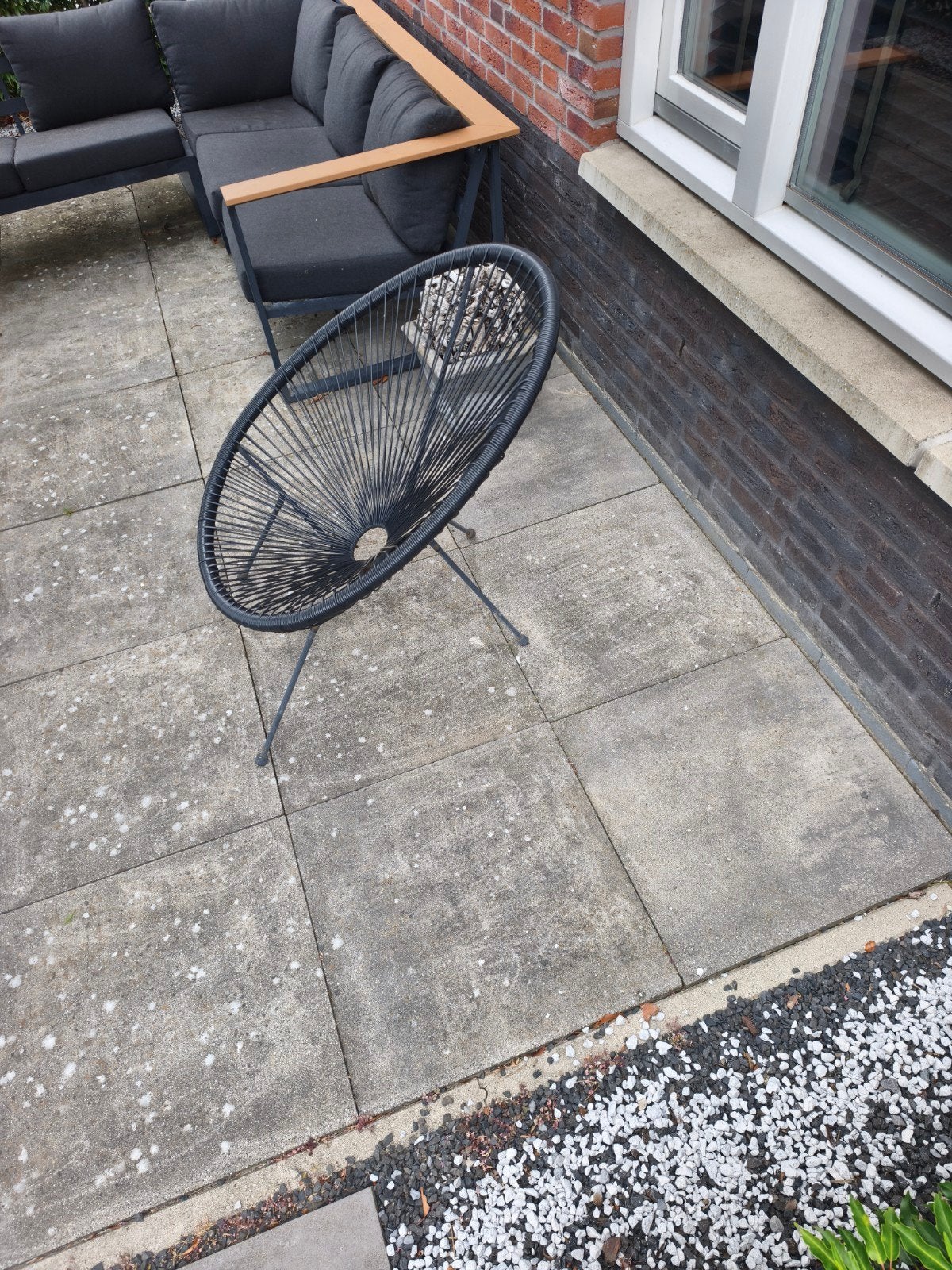 Stoeltje, Ophalen of Verzenden, Zo goed als nieuw, Beton, Terrastegels
