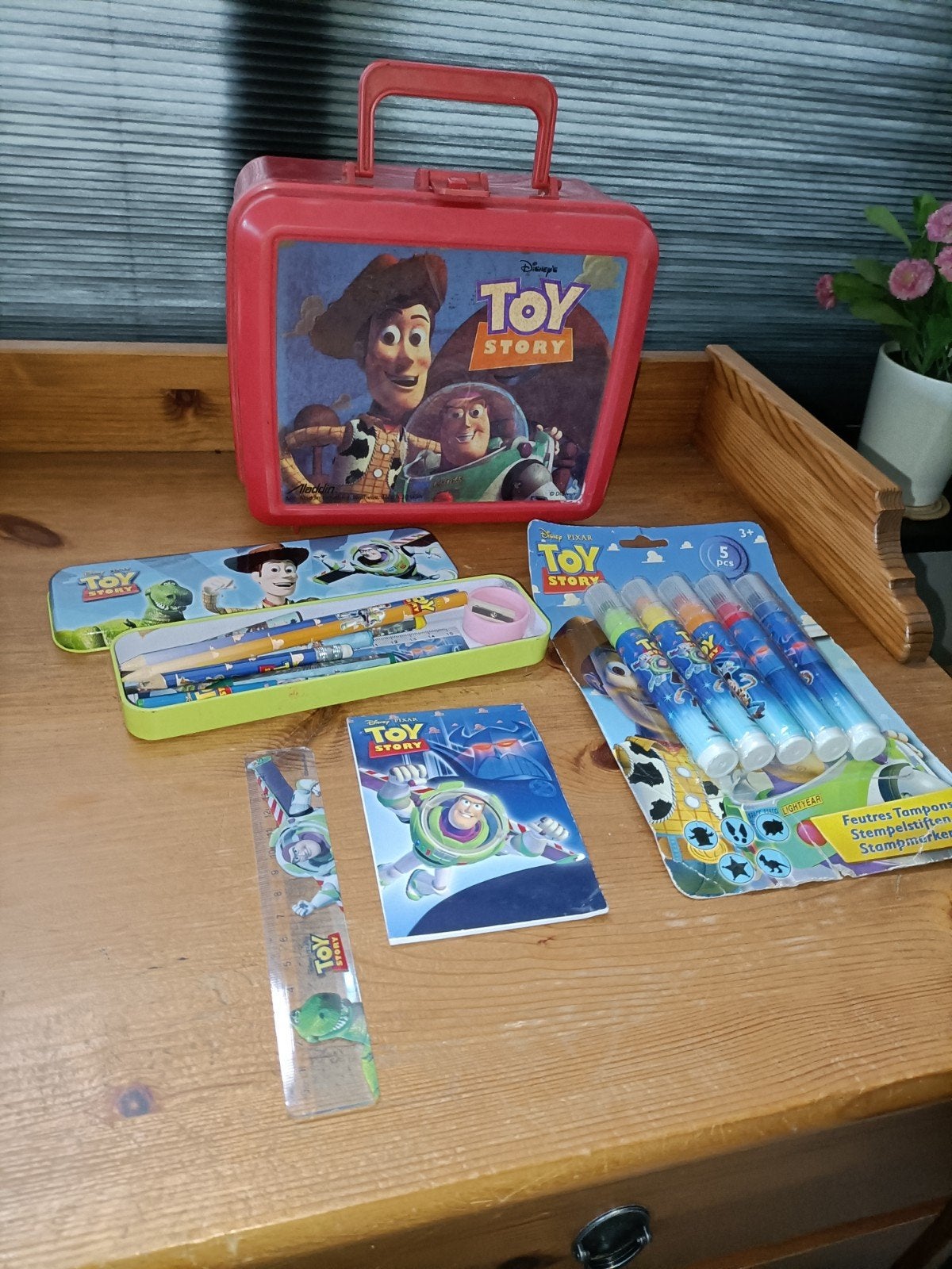 Toy Story koffer, pennen blik met potlode en meer *, Ophalen of Verzenden