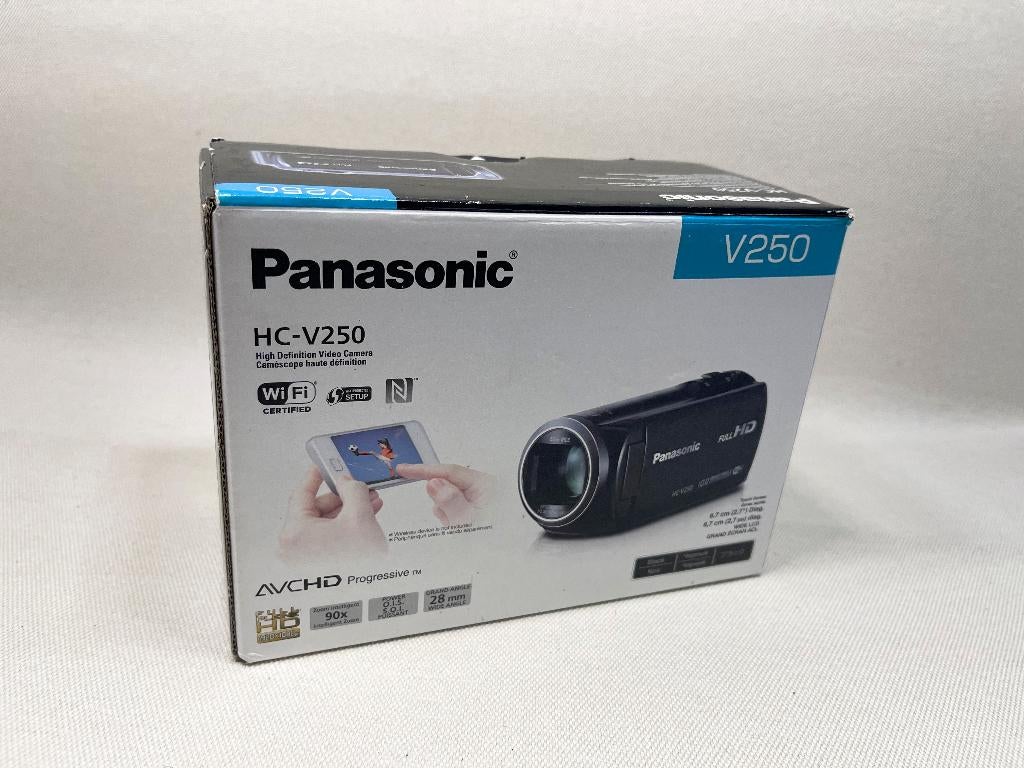 Panasonic HC-V250 Digitale Full HD camcorder met wifi&HDMI, Full HD, N, Panasonic, N