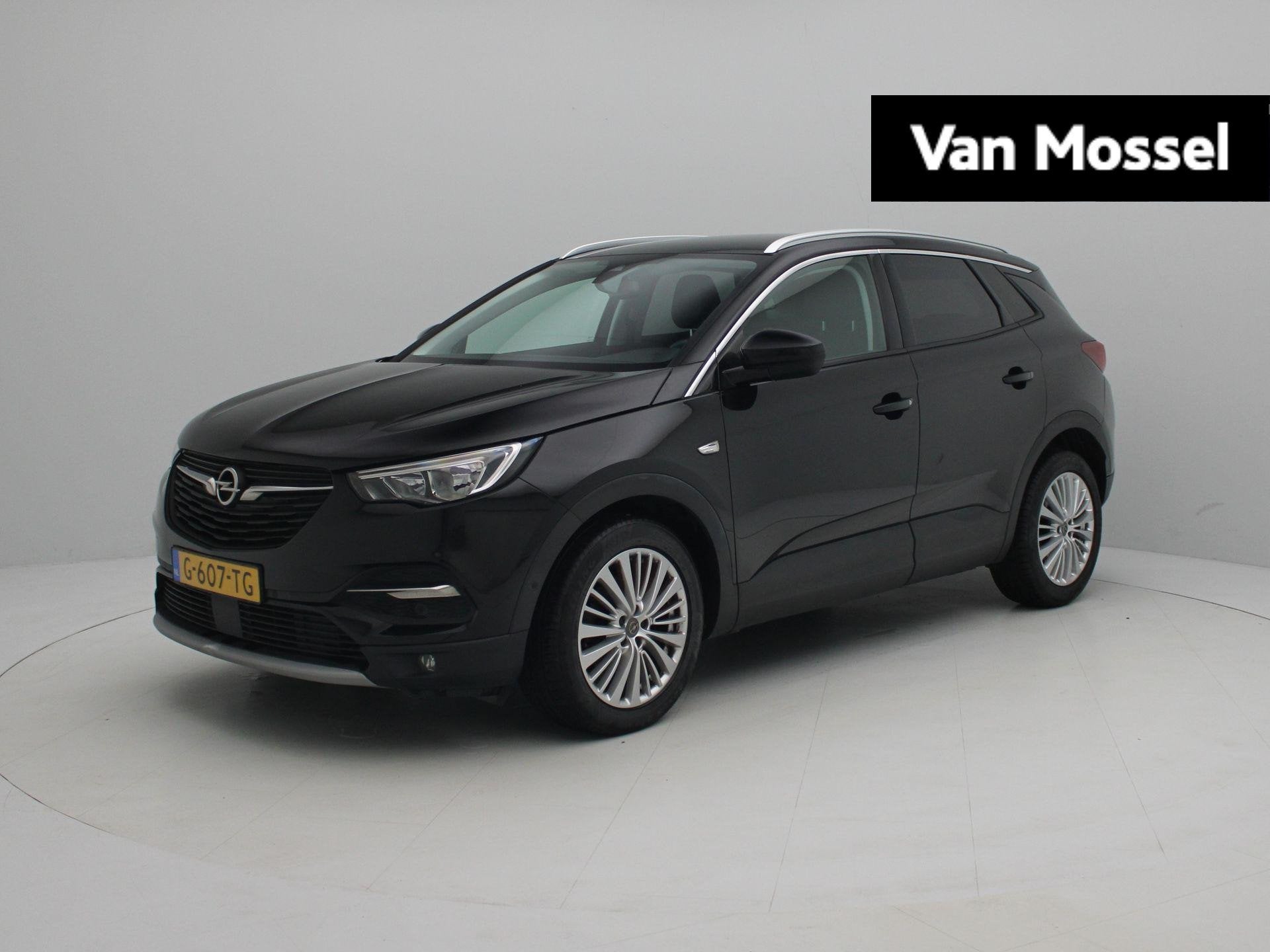 Opel Grandland X 1.6 Turbo Innovation Apple carplay & androi, Auto's, 1380 kg, Gebruikt, 4 cilinders, Leder en Stof