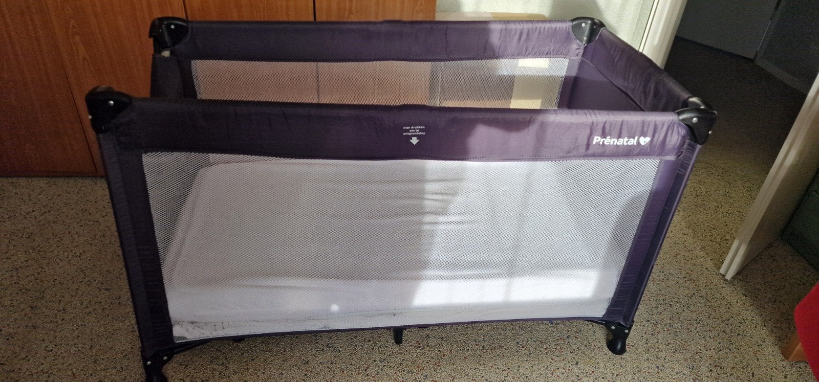 Prenatal kinderbedje met extra dik matras, laken en dekentje, Kinderen en Baby's, Ophalen of Verzenden, Minder dan 140 cm, Minder dan 70 cm