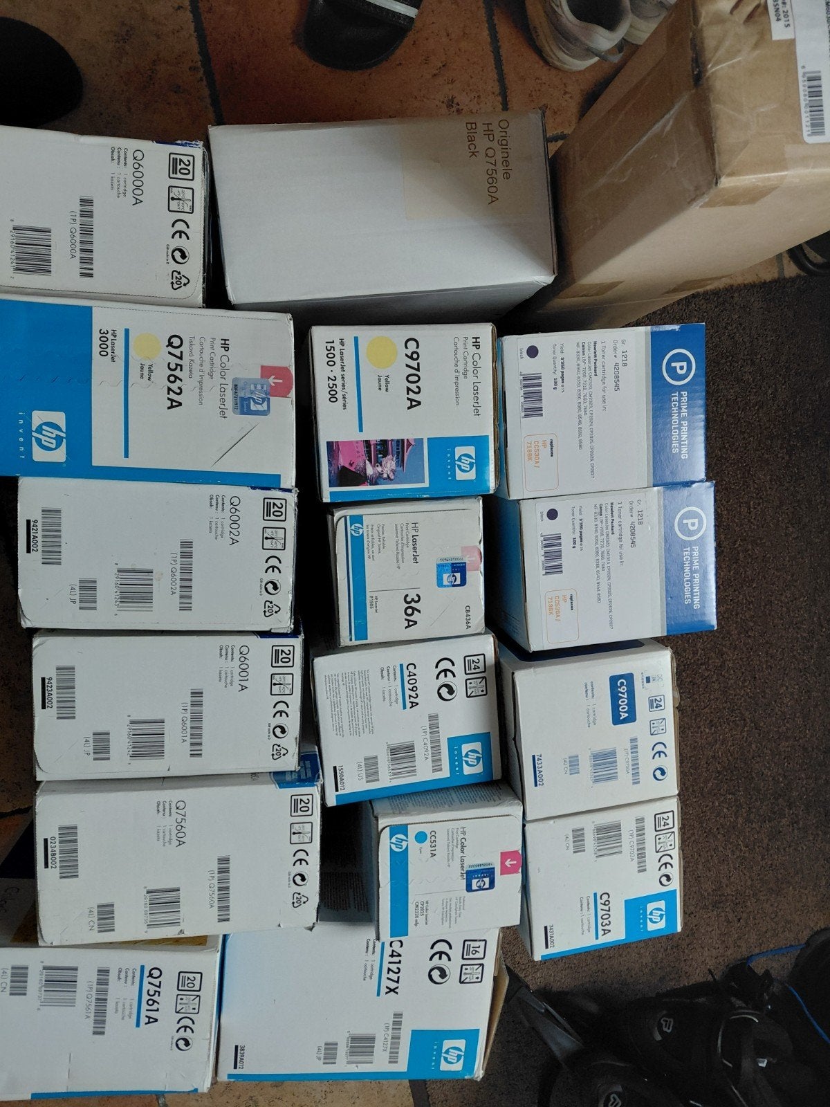 17 Nieuwe HP Inktcartridges in doos - Diverse types, Ophalen of Verzenden