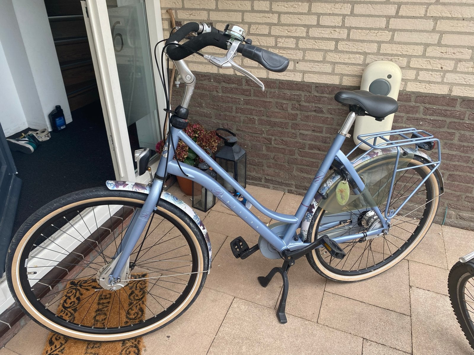 Cortina Mamafiets 30 inch, Fietsen en Brommers, Fietsen | Dames | Moederfietsen, Gebruikt, Velgrem, Dubbele standaard, 56 cm of meer