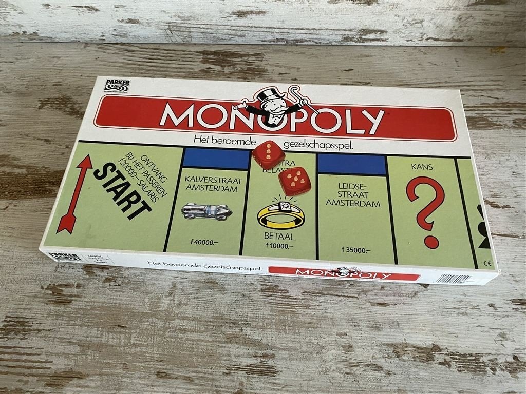 monopoly lange doos start op doos [s934], Verzenden, Zo goed als nieuw