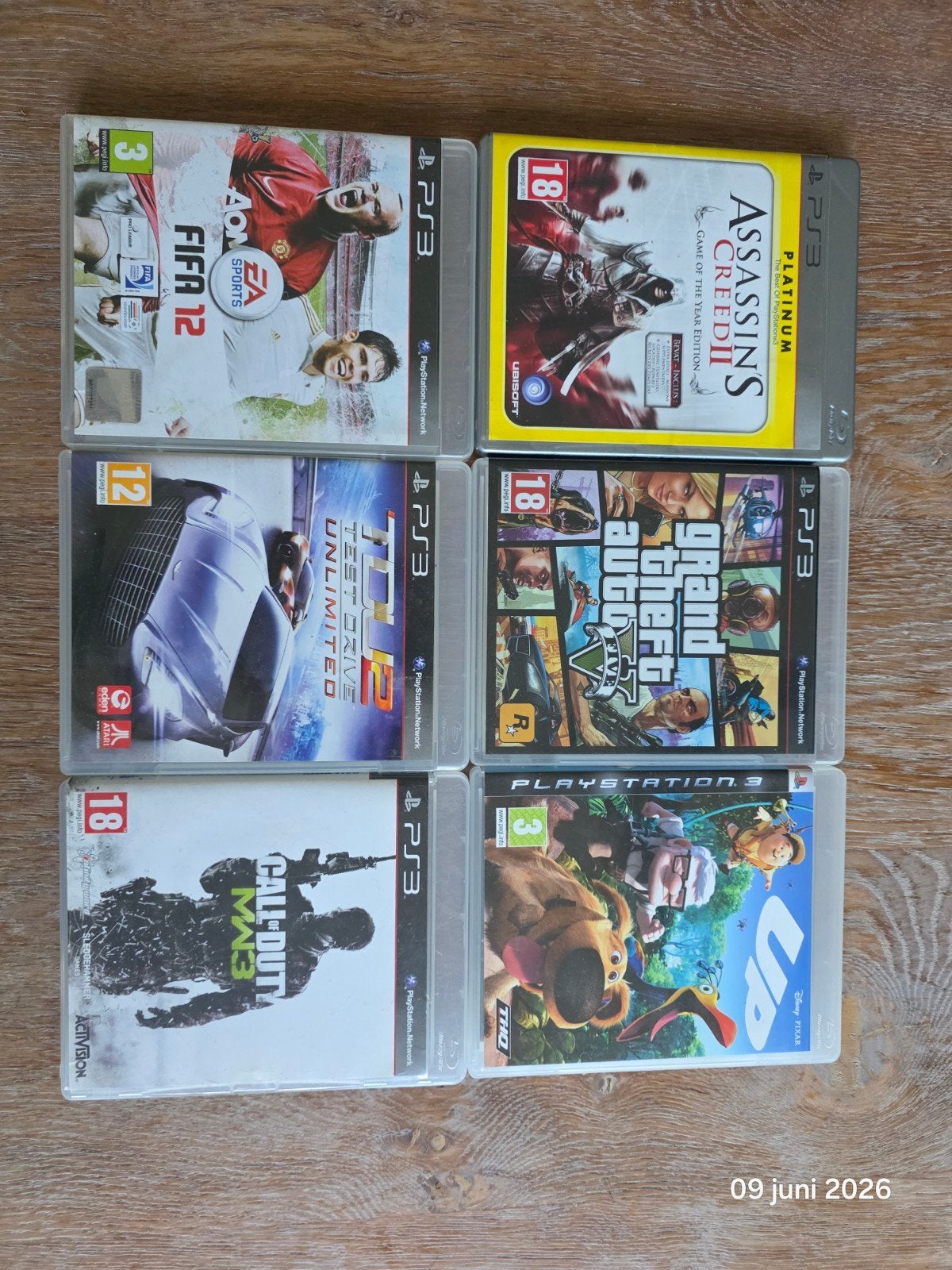 PS3 6 Games Bundel, Spelcomputers en Games, Games | Sony PlayStation 3, Online, Gebruikt, Vanaf 18 jaar, Overige genres