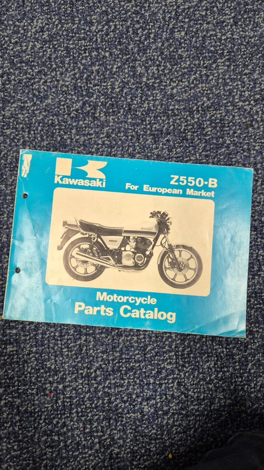 Kawasaki Z550-B Onderdelen Catalogus (Europees), Ophalen of Verzenden, Gebruikt