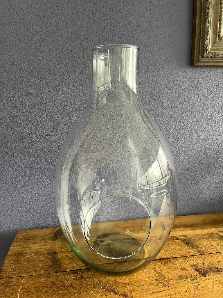 Open terrarium fles voor kamerplanten., Ophalen, Overige soorten, Halfschaduw, Minder dan 100 cm