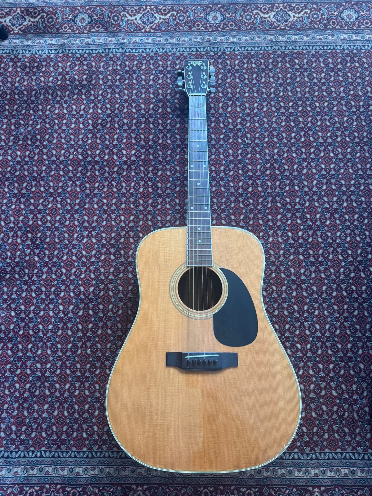 Vintage jaren 70 Japanse Bird gitaar, Muziek en Instrumenten, Snaarinstrumenten | Gitaren | Akoestisch, Ophalen, Gebruikt, Western- of Steelstringgitaar