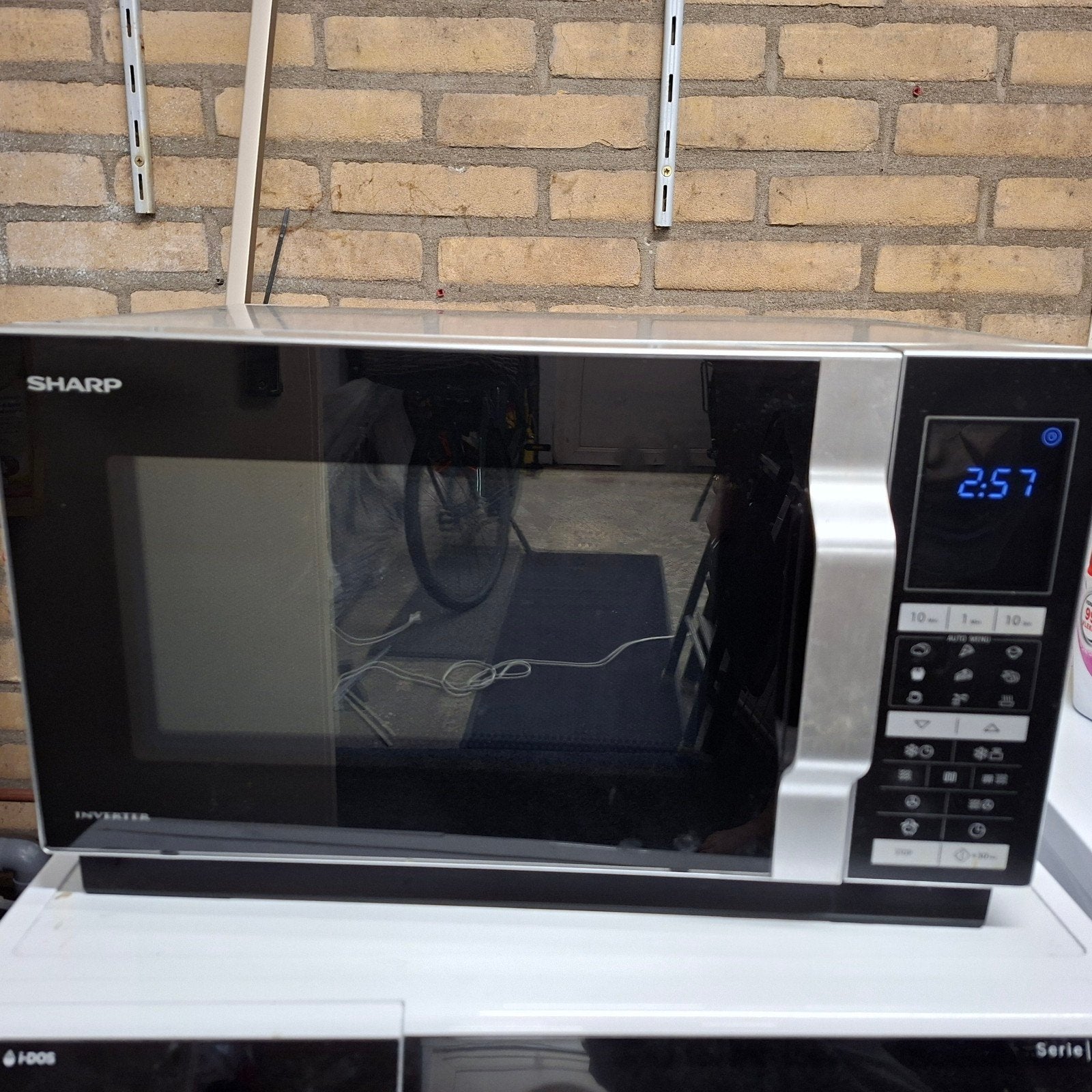 Sharp Combimagnetron R890S, Witgoed en Apparatuur, Magnetrons, Ophalen, Combimagnetron, Crisp, Zo goed als nieuw