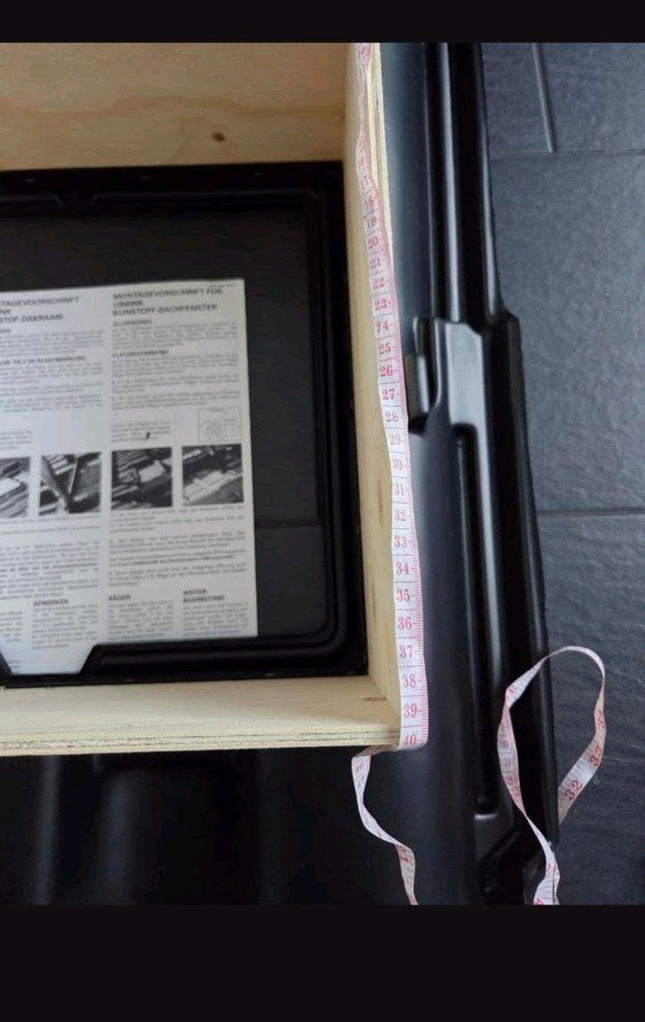 Ubbink dakraam, alleen de frame, Ophalen of Verzenden, Nieuw, Zwart, Kunststof