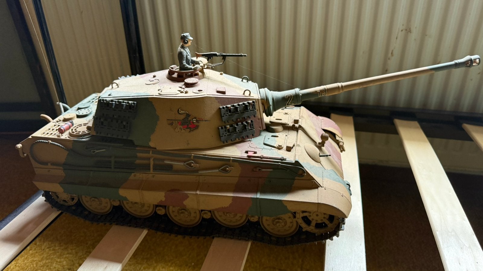 Tamiya Vintage Tiger Tank 1/16 RC Model, Hobby en Vrije tijd, Ophalen, Gebruikt