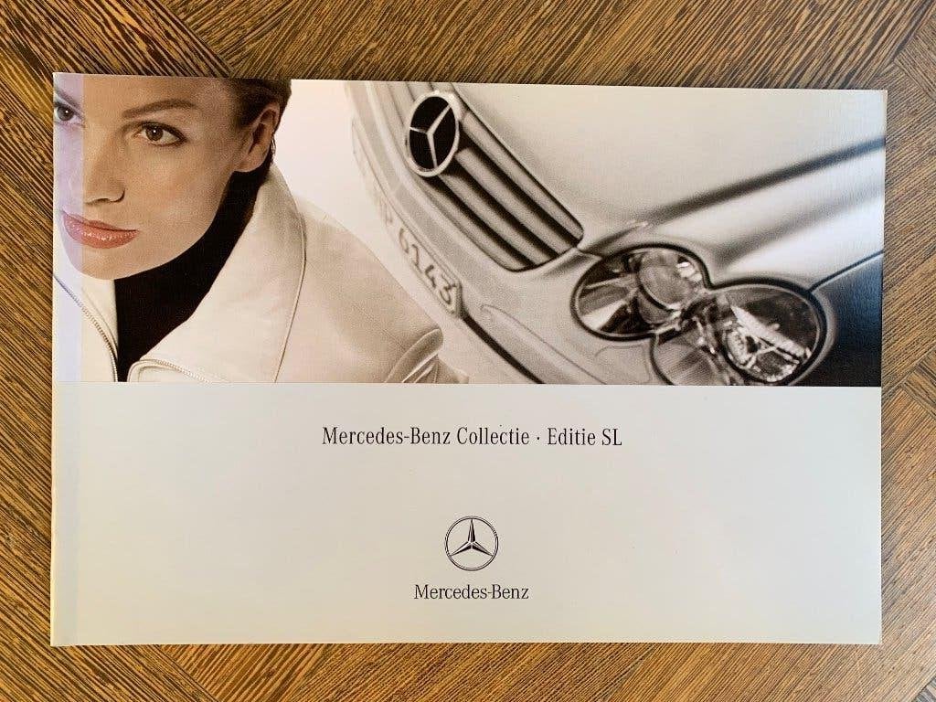 Folder Mercedes-Benz SL-klasse R230 Collectie 2001, Nieuw, Mercedes-Benz, Mercedes, Ophalen of Verzenden