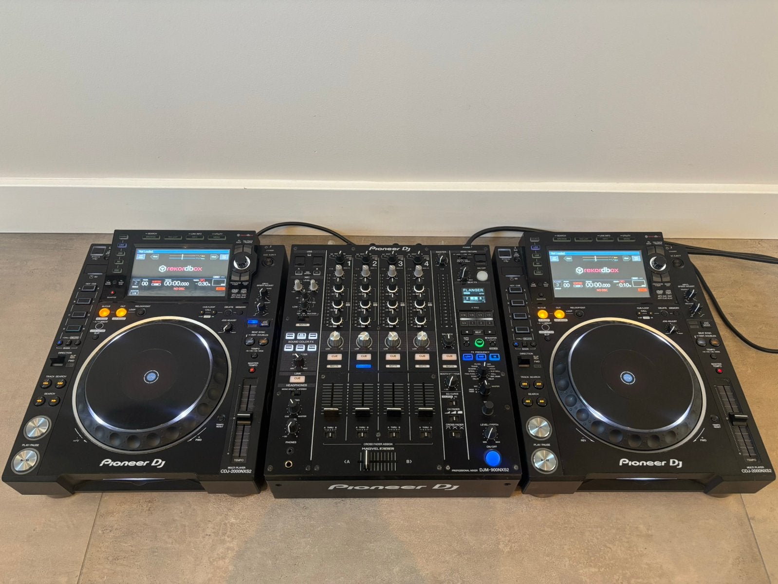 Complete Pioneer Nxs2 set met flightcase, Muziek en Instrumenten, Ophalen, Gebruikt, Pioneer