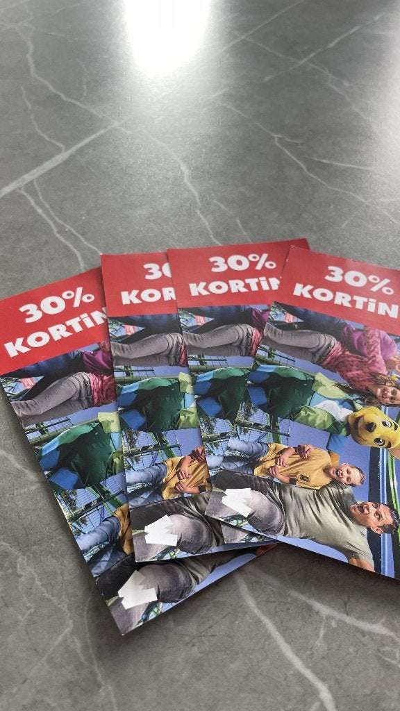 4x 30% korting Walibi (tot 27-9 geldig), Drie personen of meer, Kortingskaart