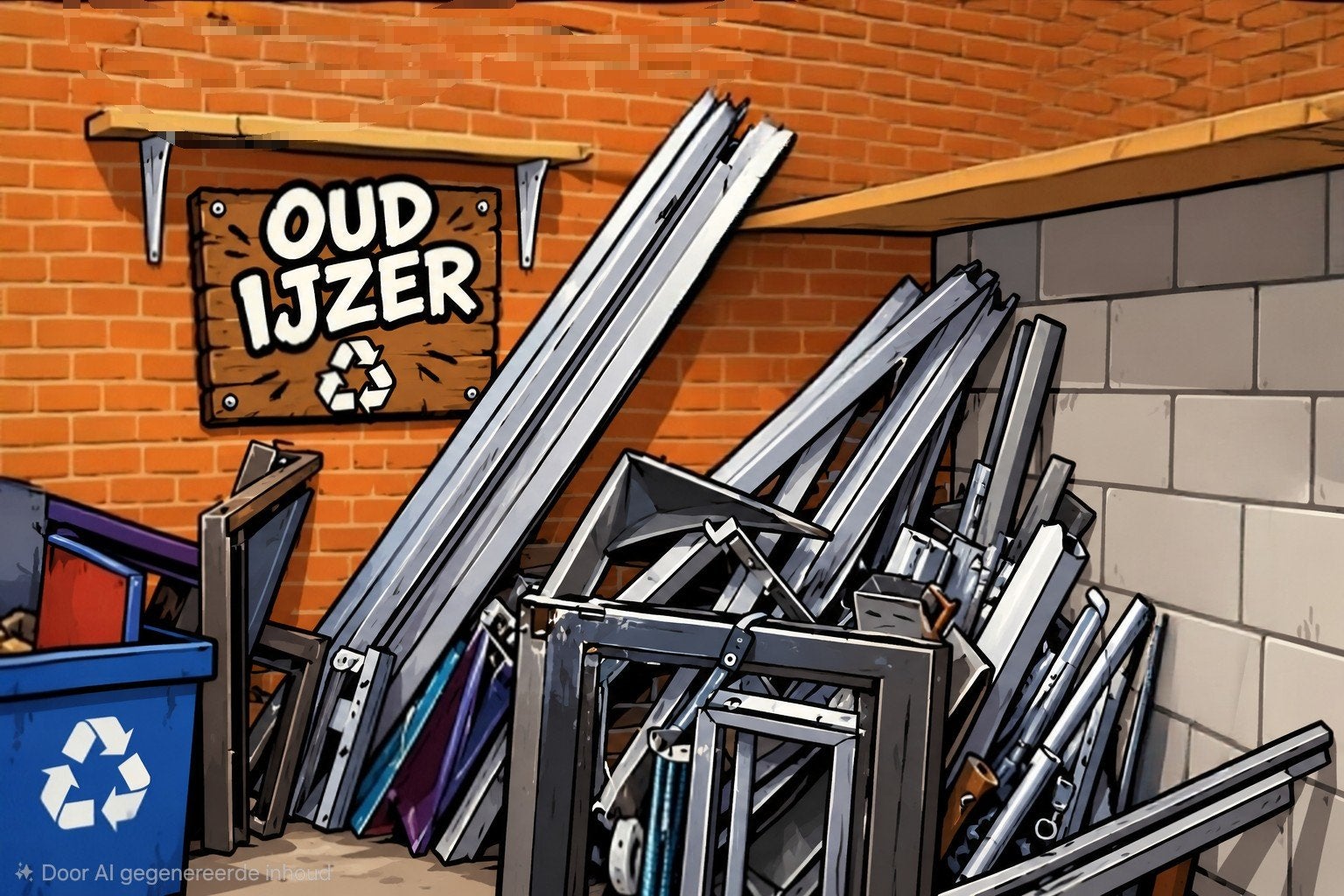 Gratis oud ijzer gezocht - Ophalen van metaalafval, Ophalen of Verzenden