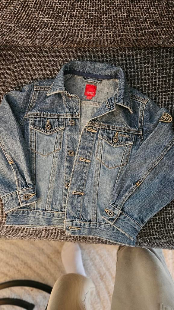 Super mooie Esprit spijkerjas maat 116-122, Ophalen, Jongen of Meisje, Zo goed als nieuw, Esprit