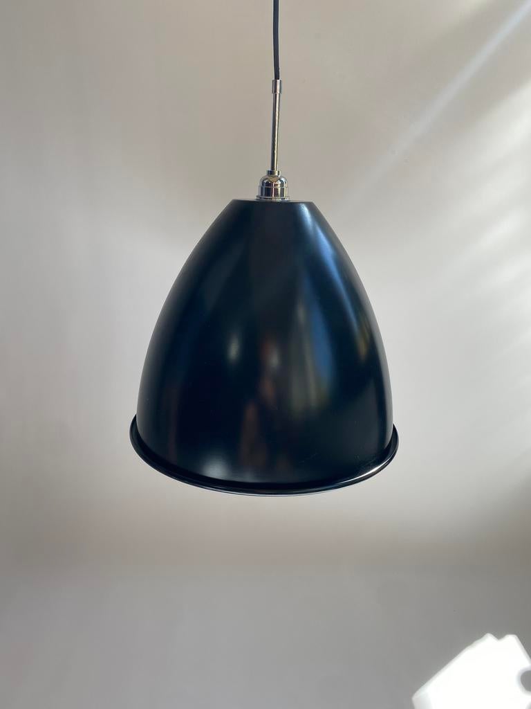 Vintage Gubi BL9 bestlite hanglamp, Ophalen, Zo goed als nieuw, Minder dan 50 cm
