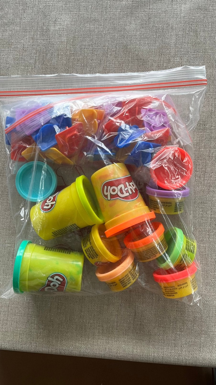 Play-doh play doh klei plus letter vormpjes, Ophalen of Verzenden, Zo goed als nieuw, Knutselen