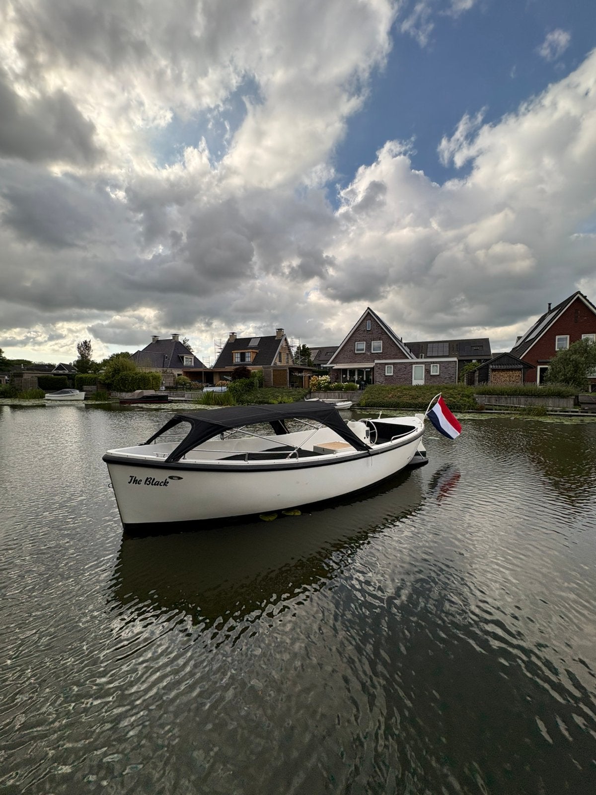 Stout 750 teak sloep 30 pk mercury, Watersport en Boten, Gebruikt, Rondzit, Reddingssloep, 30 pk