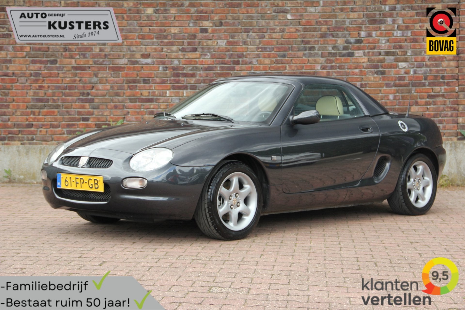 MG MG F 1.8i |Stoelverwarming|Gerestaureerd|Hardtop|Uniek!|, Auto's, Euro 2, Achterwielaandrijving, Gebruikt, Beige