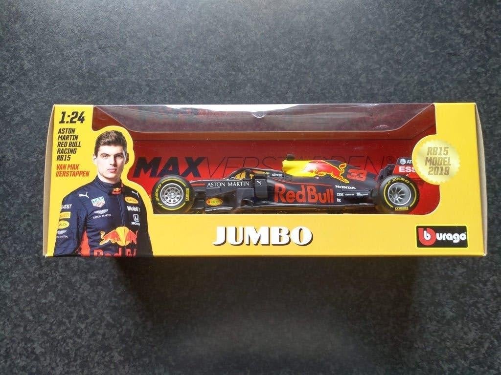 Max Verstappen RB15 race auto schaalmodel 1:24, Ophalen of Verzenden, Nieuw, Auto, Bburago