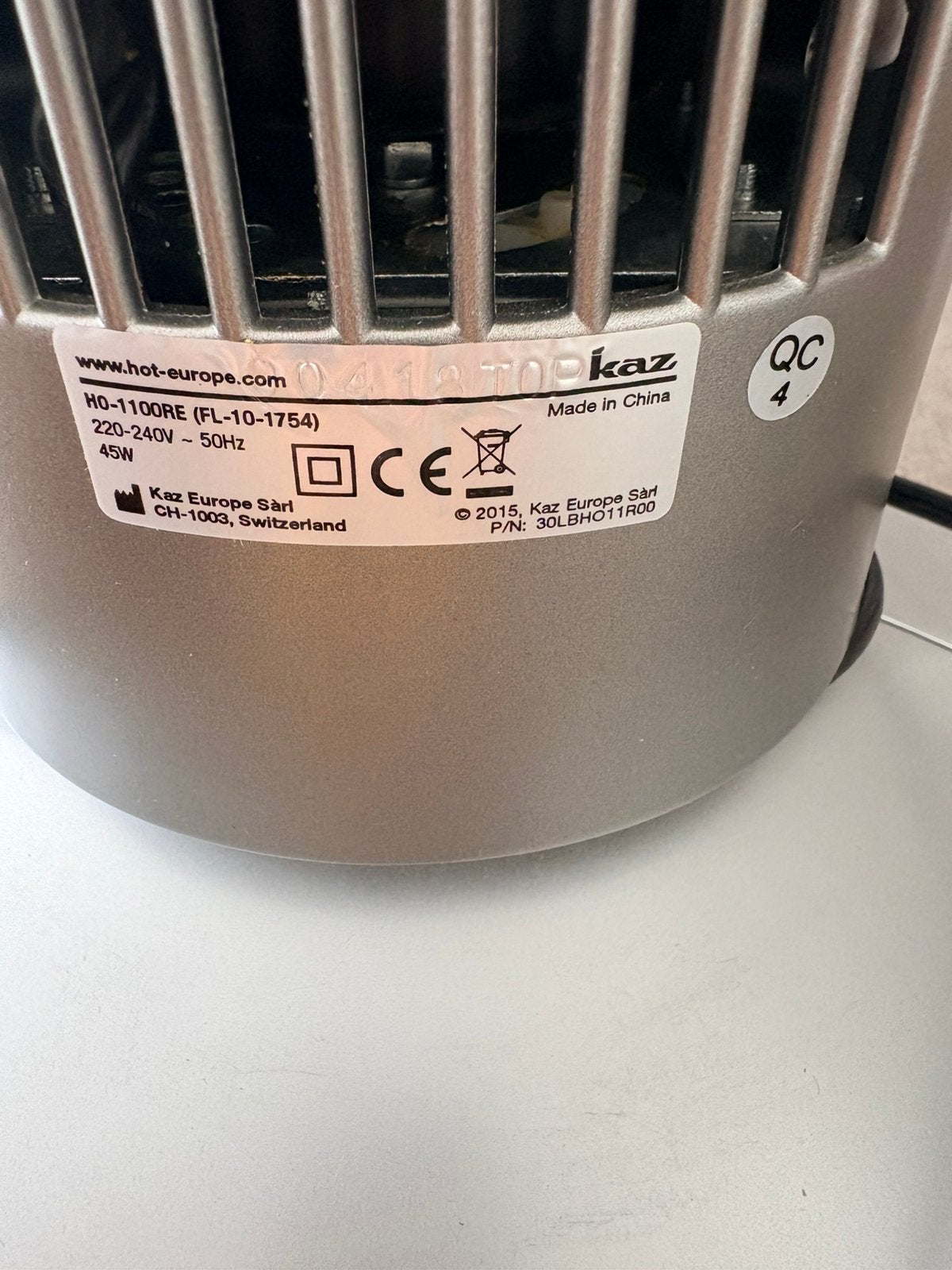 Ventilator, Ophalen, Ventilator met afstandsbediening, Gebruikt, Torenventilator