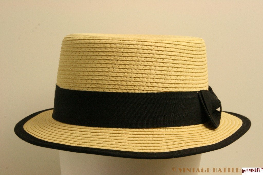strohoed Boater hoed Hawkins creme 57 nieuw gratis verzenden, Kleding | Dames, 56 of 57 cm (M, 7 of 7⅛ inch), Hoed, Hawkins, Nieuw