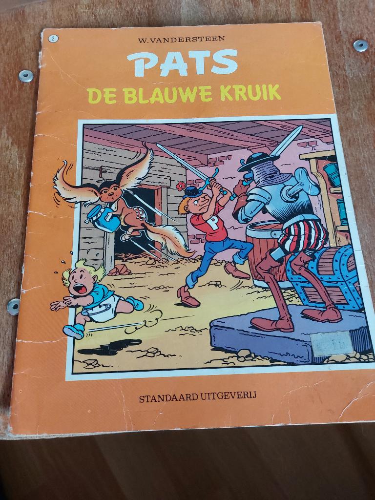 Pats 2, de blauwe kruik, Boeken, Stripboeken, Eén stripboek, Ophalen of Verzenden