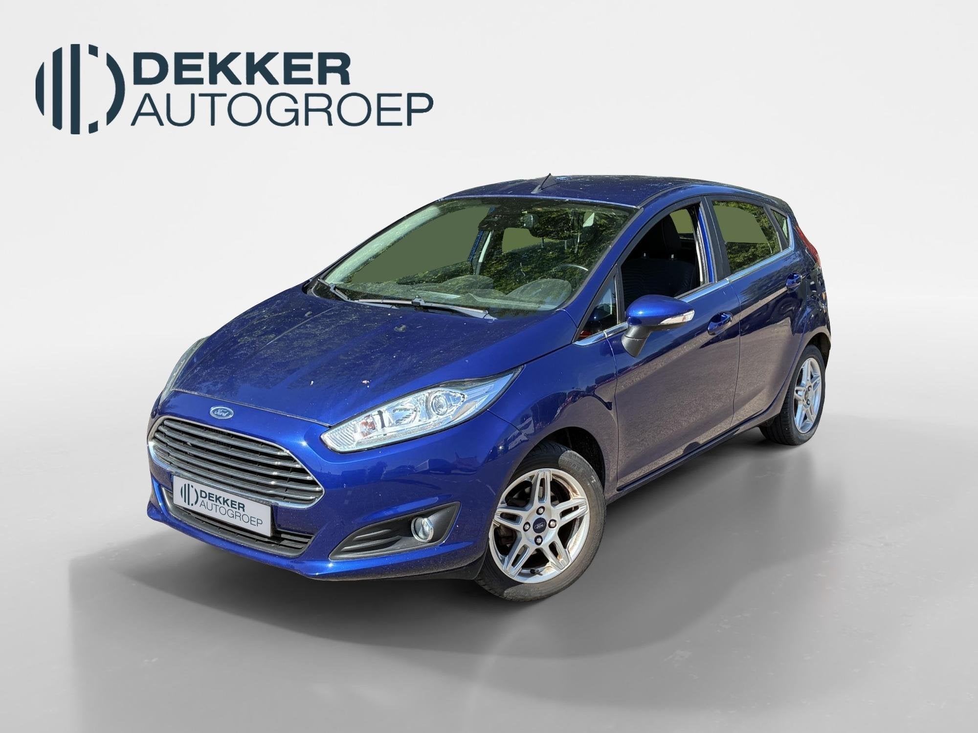 Ford Fiesta 1.0 EcoBoost Titanium, Auto's, Ford, Voorwielaandrijving, Euro 6, Blauw, 23 km/l