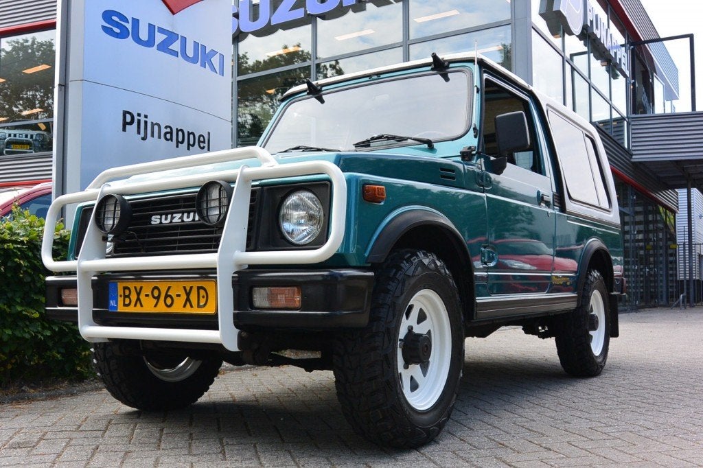 Suzuki SJ-413 1.3 LWB 4x4 - Zeer nette verzamelaarsauto!, Auto's, Overige modellen, 4 cilinders, Origineel Nederlands, Bedrijf