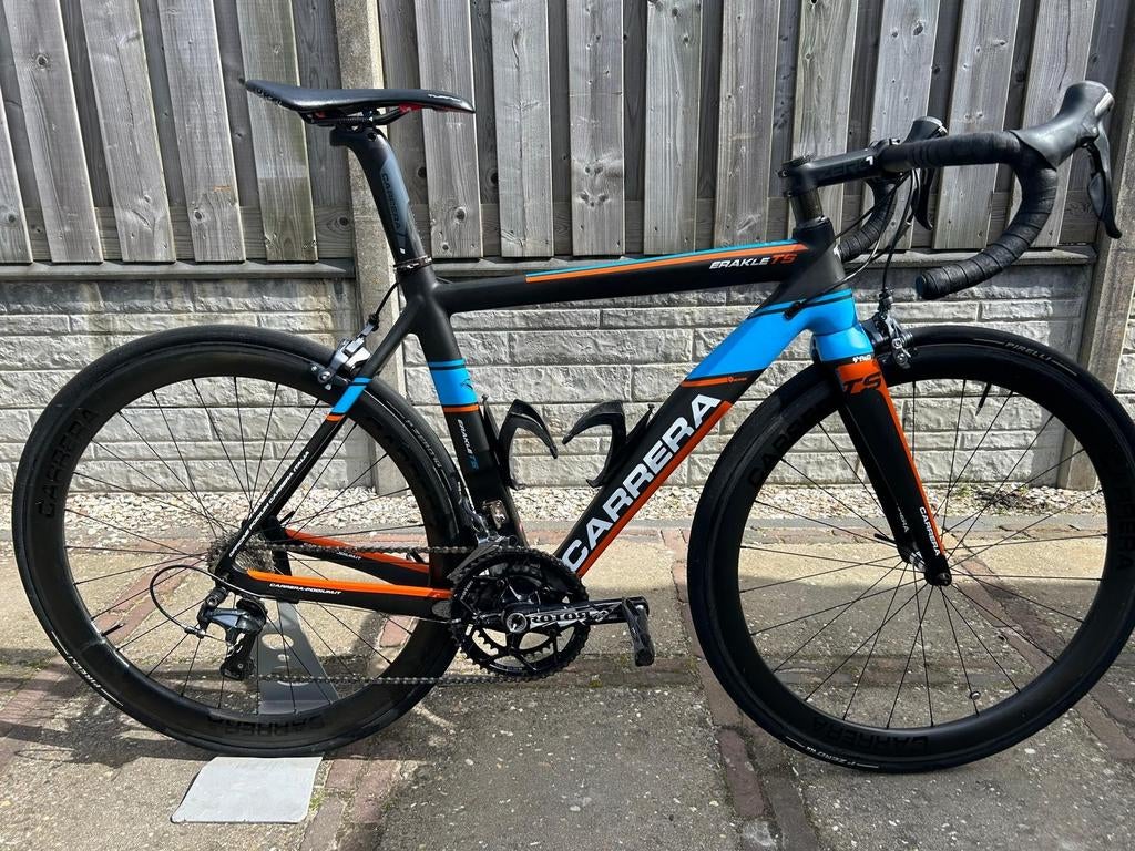 Carrera Erakle TS racefiets maat 51, Fietsen en Brommers, Fietsen | Racefietsen, Carbon, 49 tot 53 cm, Meer dan 20 versnellingen