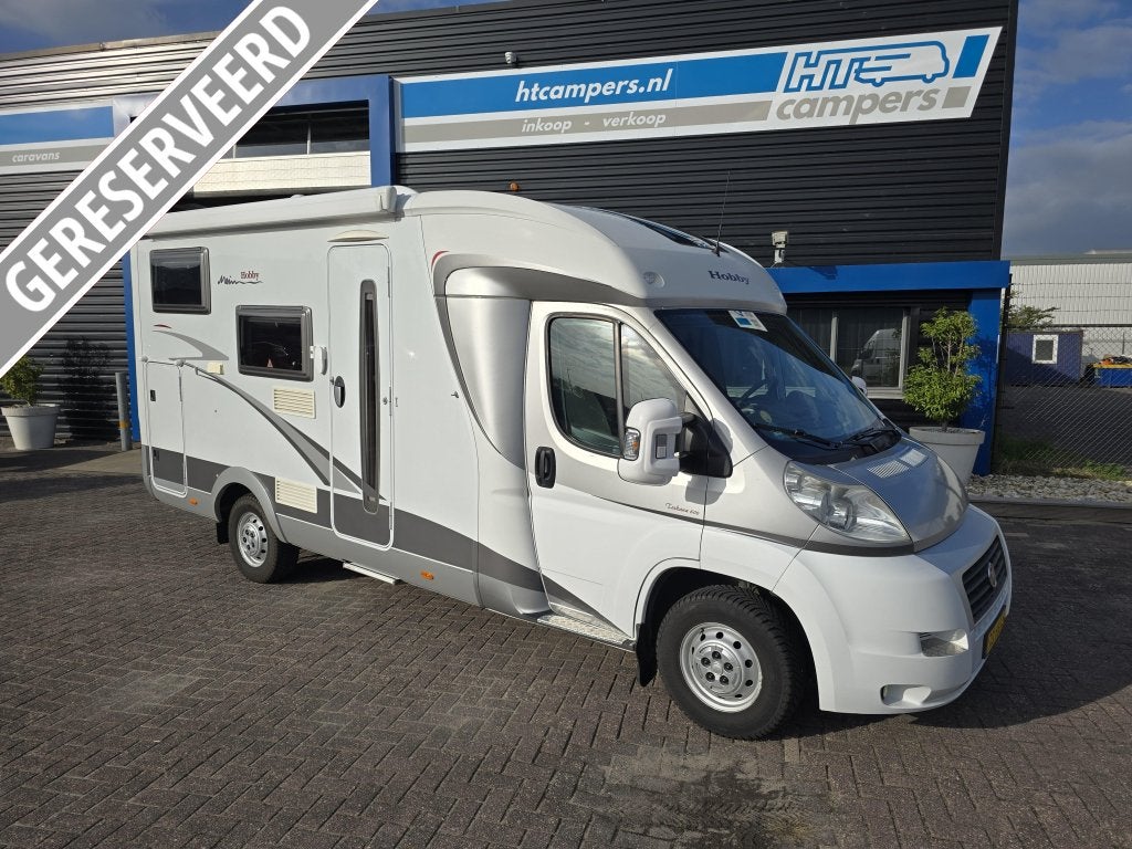 Hobby Toskana 600 D GFLC 2009 top staat., Caravans en Kamperen, Standaard zit, Ringverwarming, Fiat, Hobby